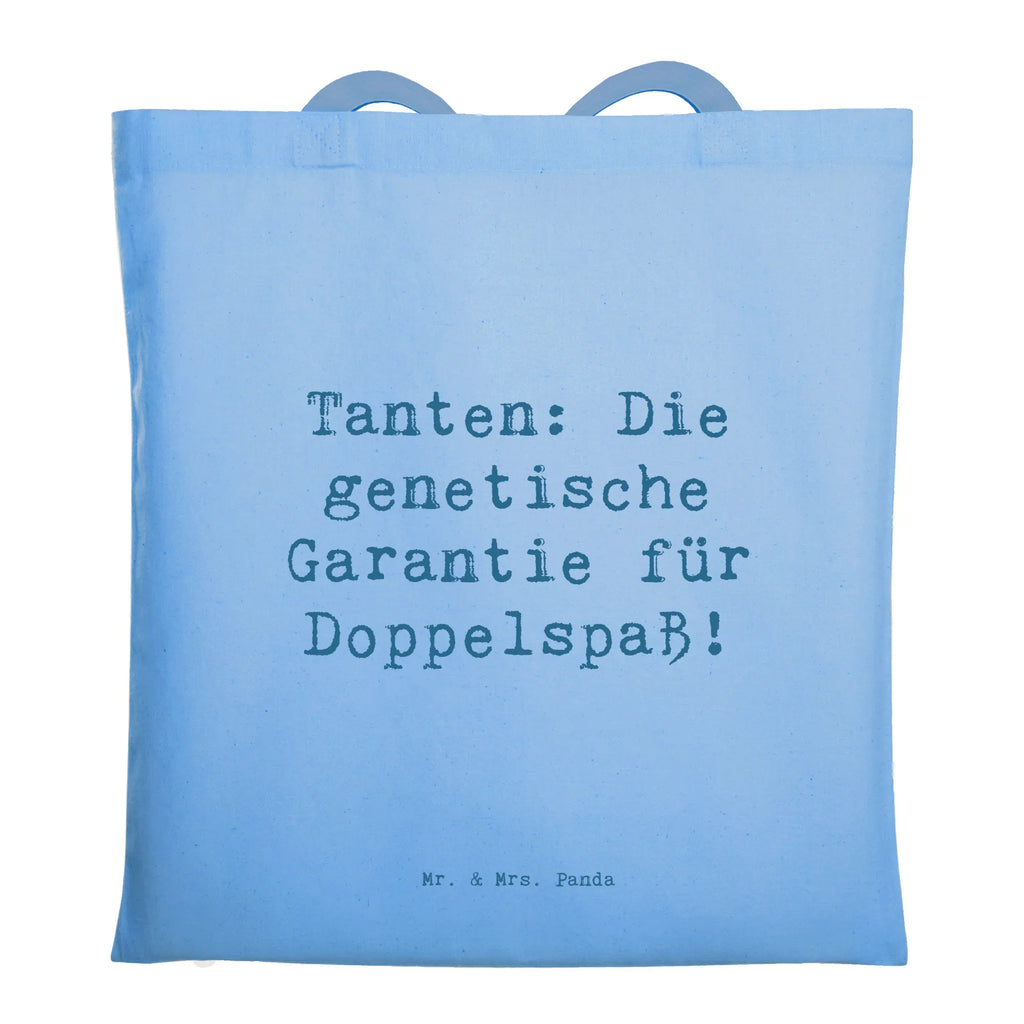 Tragetasche Spruch Tanten Doppelspaß Beuteltasche, Beutel, Einkaufstasche, Jutebeutel, Stoffbeutel, Tasche, Shopper, Umhängetasche, Strandtasche, Schultertasche, Stofftasche, Tragetasche, Badetasche, Jutetasche, Einkaufstüte, Laptoptasche, Familie, Vatertag, Muttertag, Bruder, Schwester, Mama, Papa, Oma, Opa