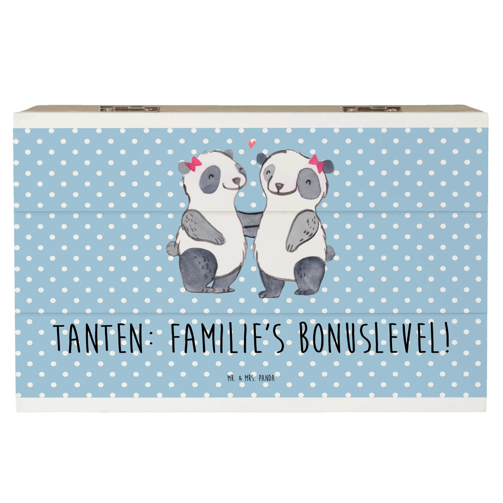 Holzkiste Tante Bonuslevel Holzkiste, Kiste, Schatzkiste, Truhe, Schatulle, XXL, Erinnerungsbox, Erinnerungskiste, Dekokiste, Aufbewahrungsbox, Geschenkbox, Geschenkdose, Familie, Vatertag, Muttertag, Bruder, Schwester, Mama, Papa, Oma, Opa