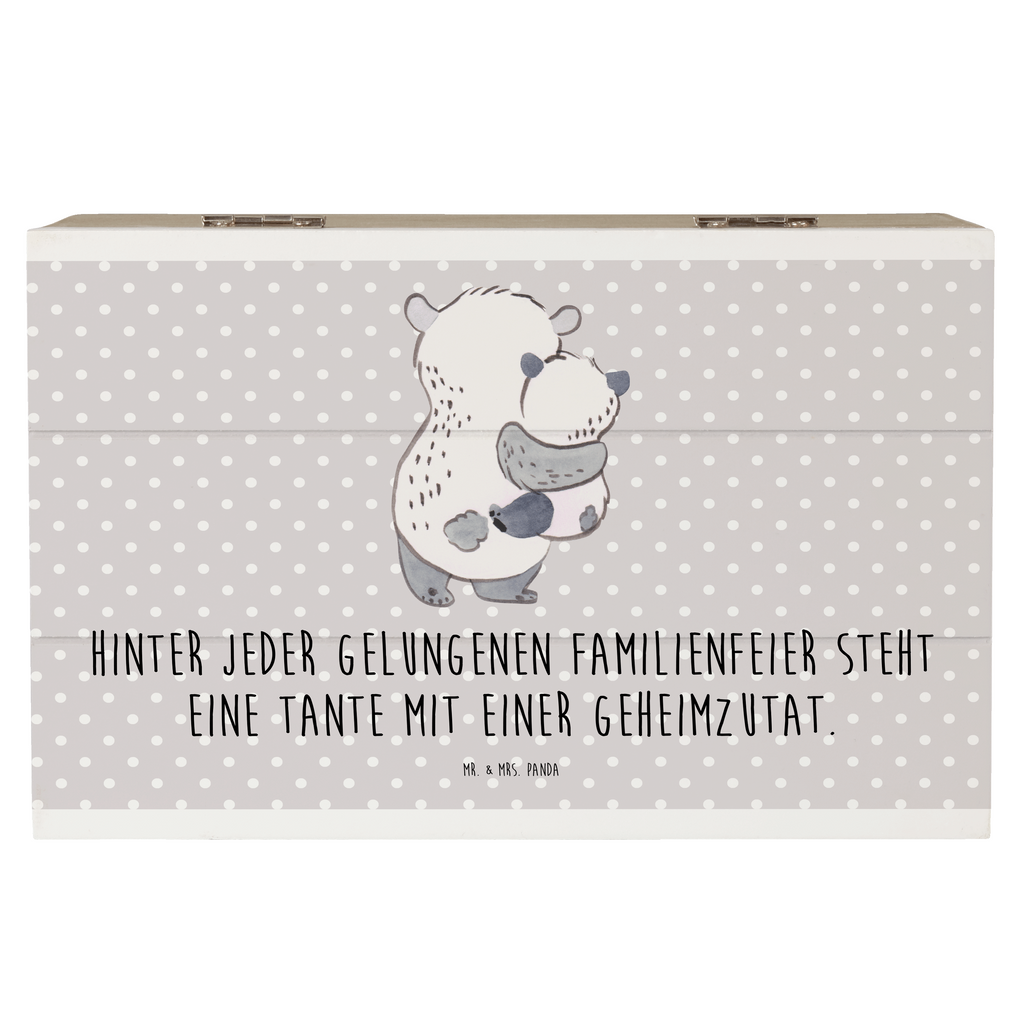 Holzkiste Tante Geheimzutat Holzkiste, Kiste, Schatzkiste, Truhe, Schatulle, XXL, Erinnerungsbox, Erinnerungskiste, Dekokiste, Aufbewahrungsbox, Geschenkbox, Geschenkdose, Familie, Vatertag, Muttertag, Bruder, Schwester, Mama, Papa, Oma, Opa