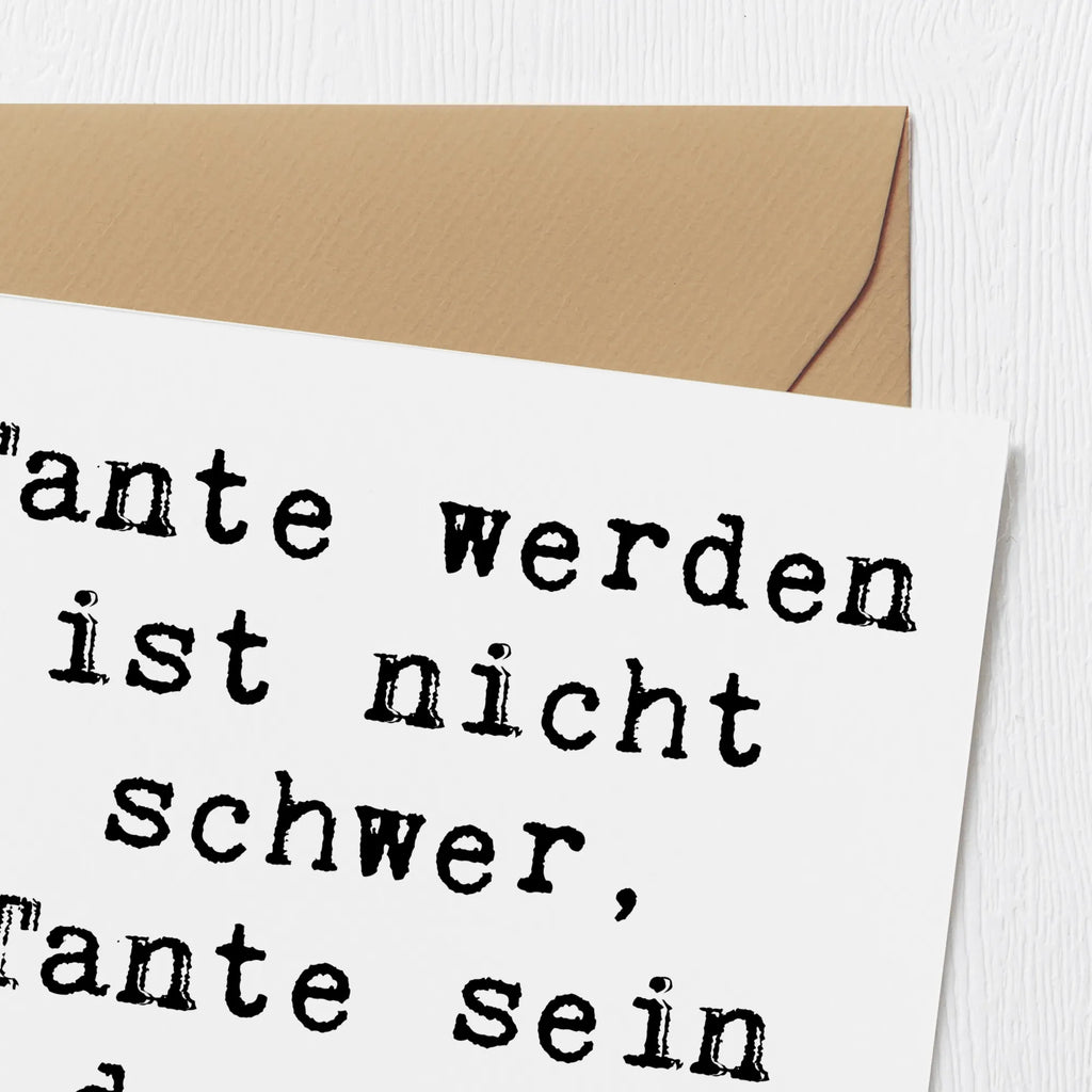 Deluxe Karte Spruch Tolle Tante Karte, Grußkarte, Klappkarte, Einladungskarte, Glückwunschkarte, Hochzeitskarte, Geburtstagskarte, Hochwertige Grußkarte, Hochwertige Klappkarte, Familie, Vatertag, Muttertag, Bruder, Schwester, Mama, Papa, Oma, Opa