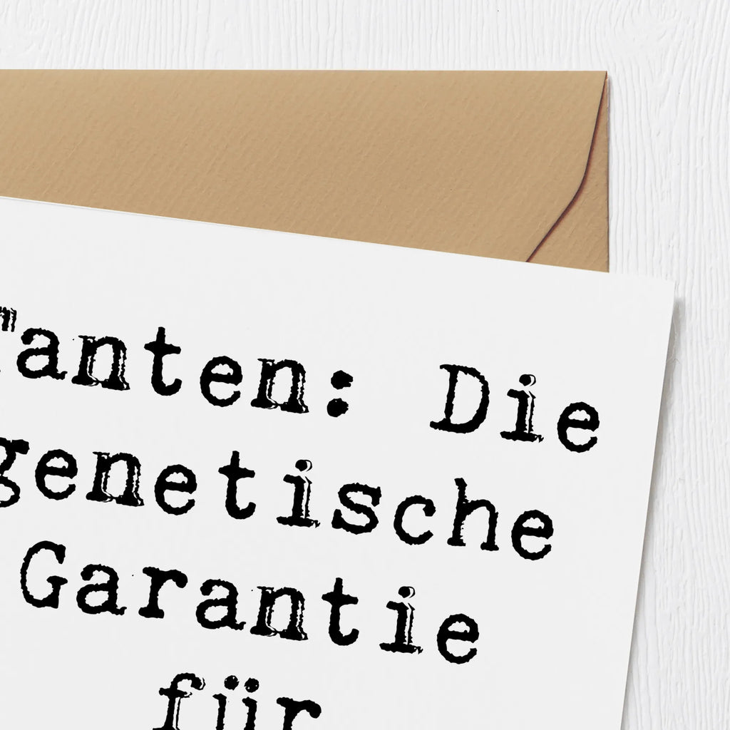 Deluxe Karte Spruch Tanten Doppelspaß Karte, Grußkarte, Klappkarte, Einladungskarte, Glückwunschkarte, Hochzeitskarte, Geburtstagskarte, Hochwertige Grußkarte, Hochwertige Klappkarte, Familie, Vatertag, Muttertag, Bruder, Schwester, Mama, Papa, Oma, Opa