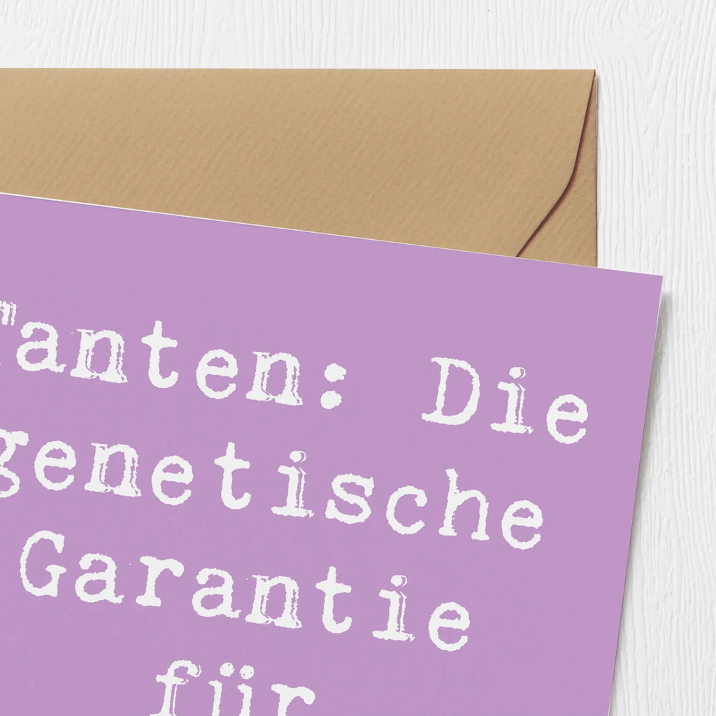 Deluxe Karte Spruch Tanten Doppelspaß Karte, Grußkarte, Klappkarte, Einladungskarte, Glückwunschkarte, Hochzeitskarte, Geburtstagskarte, Hochwertige Grußkarte, Hochwertige Klappkarte, Familie, Vatertag, Muttertag, Bruder, Schwester, Mama, Papa, Oma, Opa