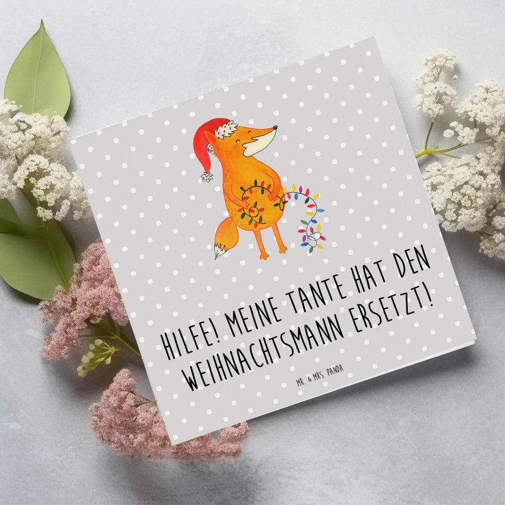 Deluxe Karte Tante Weihnachten Karte, Grußkarte, Klappkarte, Einladungskarte, Glückwunschkarte, Hochzeitskarte, Geburtstagskarte, Hochwertige Grußkarte, Hochwertige Klappkarte, Familie, Vatertag, Muttertag, Bruder, Schwester, Mama, Papa, Oma, Opa