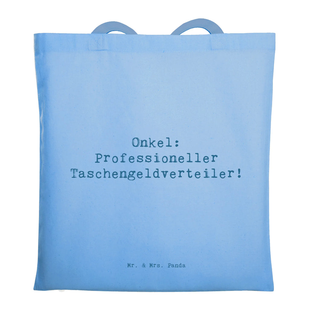 Tragetasche Spruch Onkel: Professioneller Taschengeldverteiler! Beuteltasche, Beutel, Einkaufstasche, Jutebeutel, Stoffbeutel, Tasche, Shopper, Umhängetasche, Strandtasche, Schultertasche, Stofftasche, Tragetasche, Badetasche, Jutetasche, Einkaufstüte, Laptoptasche, Familie, Vatertag, Muttertag, Bruder, Schwester, Mama, Papa, Oma, Opa