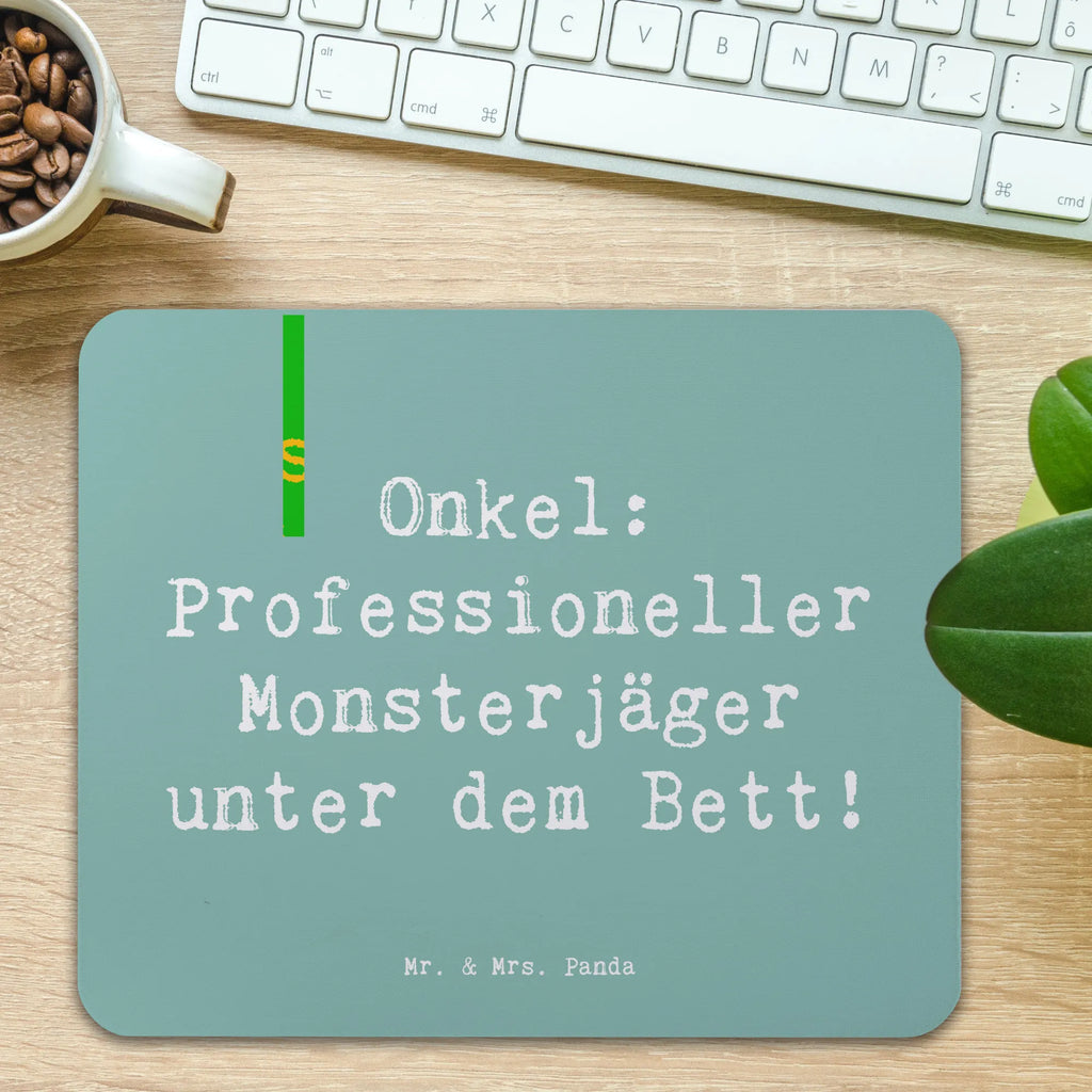 Mauspad Spruch Onkel Monsterjäger Mousepad, Computer zubehör, Büroausstattung, PC Zubehör, Arbeitszimmer, Mauspad, Einzigartiges Mauspad, Designer Mauspad, Mausunterlage, Mauspad Büro, Familie, Vatertag, Muttertag, Bruder, Schwester, Mama, Papa, Oma, Opa