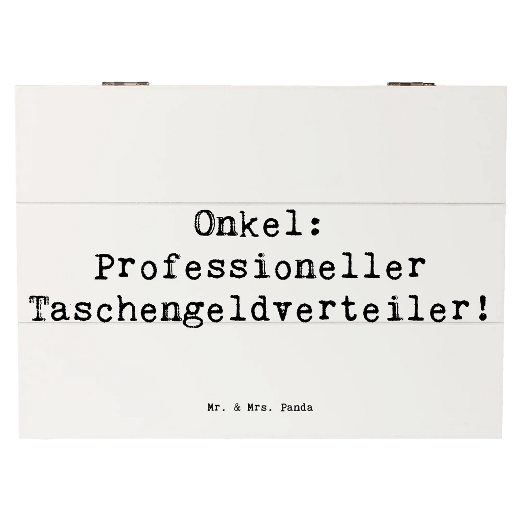 Holzkiste Spruch Onkel: Professioneller Taschengeldverteiler! Holzkiste, Kiste, Schatzkiste, Truhe, Schatulle, XXL, Erinnerungsbox, Erinnerungskiste, Dekokiste, Aufbewahrungsbox, Geschenkbox, Geschenkdose, Familie, Vatertag, Muttertag, Bruder, Schwester, Mama, Papa, Oma, Opa