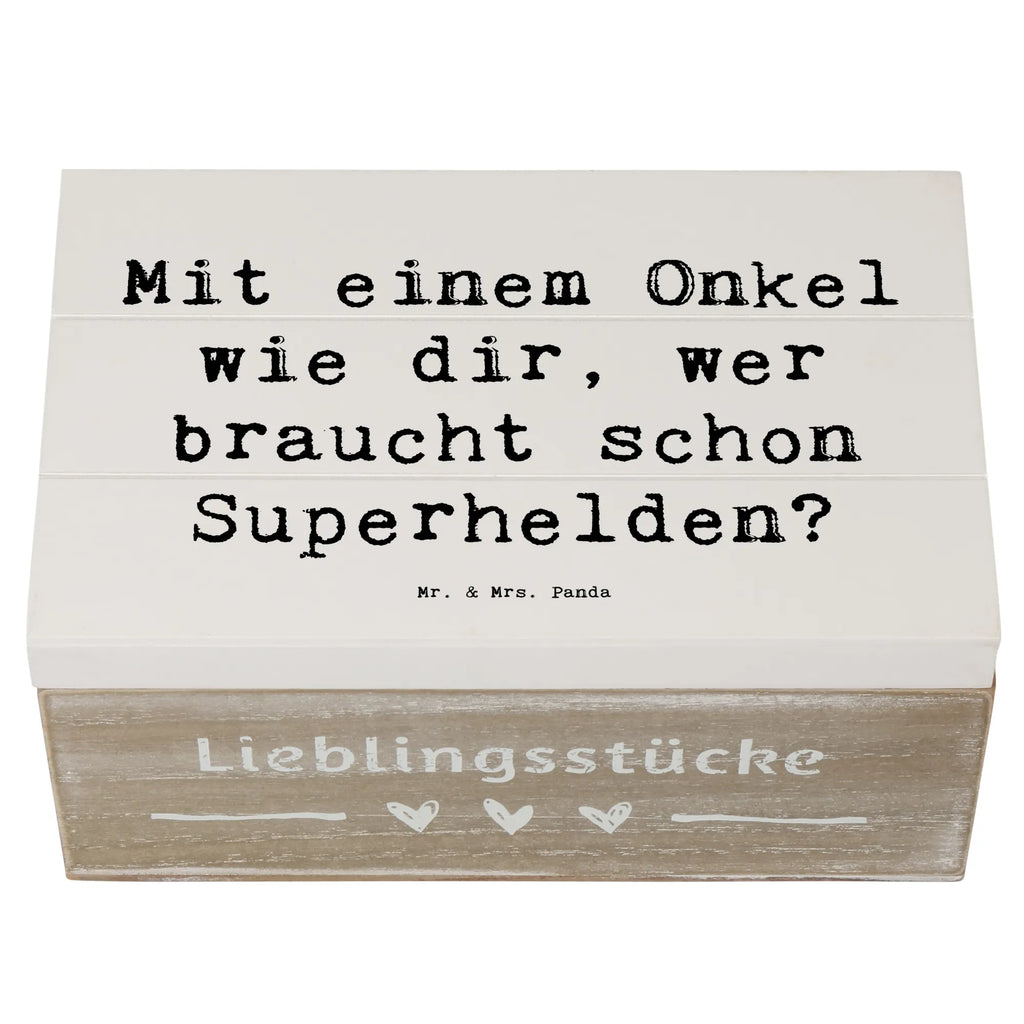 Holzkiste Spruch Super-Onkel Holzkiste, Kiste, Schatzkiste, Truhe, Schatulle, XXL, Erinnerungsbox, Erinnerungskiste, Dekokiste, Aufbewahrungsbox, Geschenkbox, Geschenkdose, Familie, Vatertag, Muttertag, Bruder, Schwester, Mama, Papa, Oma, Opa