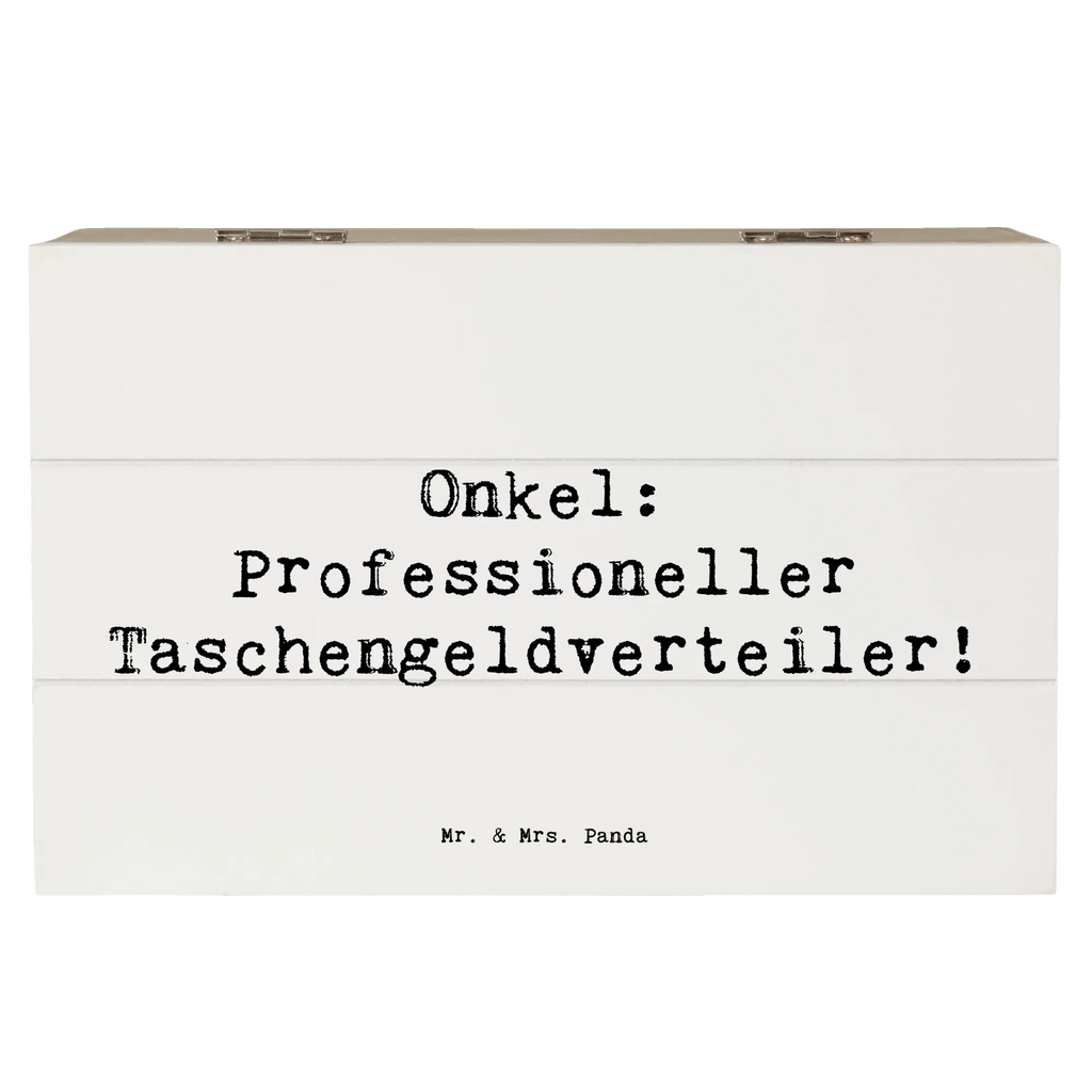 Holzkiste Spruch Onkel: Professioneller Taschengeldverteiler! Holzkiste, Kiste, Schatzkiste, Truhe, Schatulle, XXL, Erinnerungsbox, Erinnerungskiste, Dekokiste, Aufbewahrungsbox, Geschenkbox, Geschenkdose, Familie, Vatertag, Muttertag, Bruder, Schwester, Mama, Papa, Oma, Opa