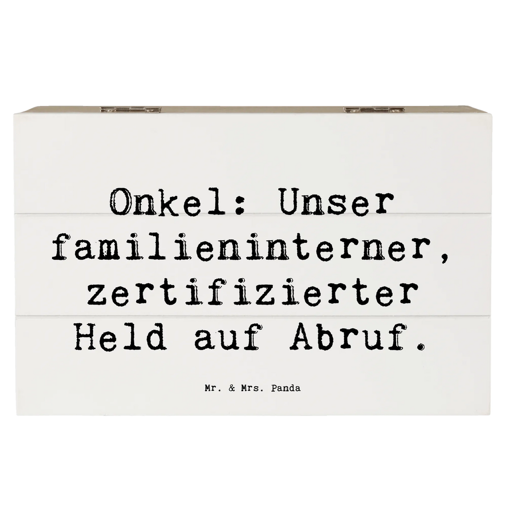 Holzkiste Spruch Onkel-Held Holzkiste, Kiste, Schatzkiste, Truhe, Schatulle, XXL, Erinnerungsbox, Erinnerungskiste, Dekokiste, Aufbewahrungsbox, Geschenkbox, Geschenkdose, Familie, Vatertag, Muttertag, Bruder, Schwester, Mama, Papa, Oma, Opa