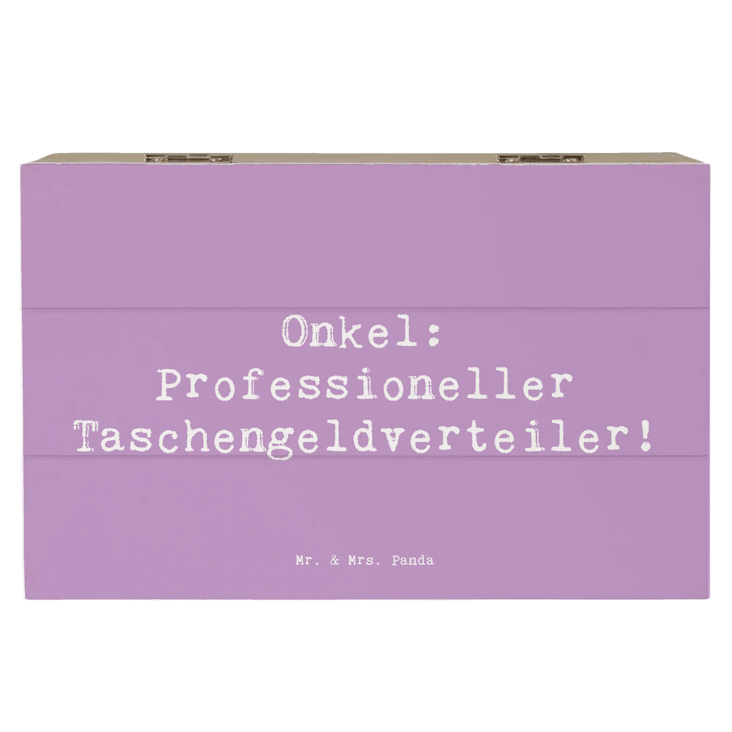 Holzkiste Spruch Onkel: Professioneller Taschengeldverteiler! Holzkiste, Kiste, Schatzkiste, Truhe, Schatulle, XXL, Erinnerungsbox, Erinnerungskiste, Dekokiste, Aufbewahrungsbox, Geschenkbox, Geschenkdose, Familie, Vatertag, Muttertag, Bruder, Schwester, Mama, Papa, Oma, Opa