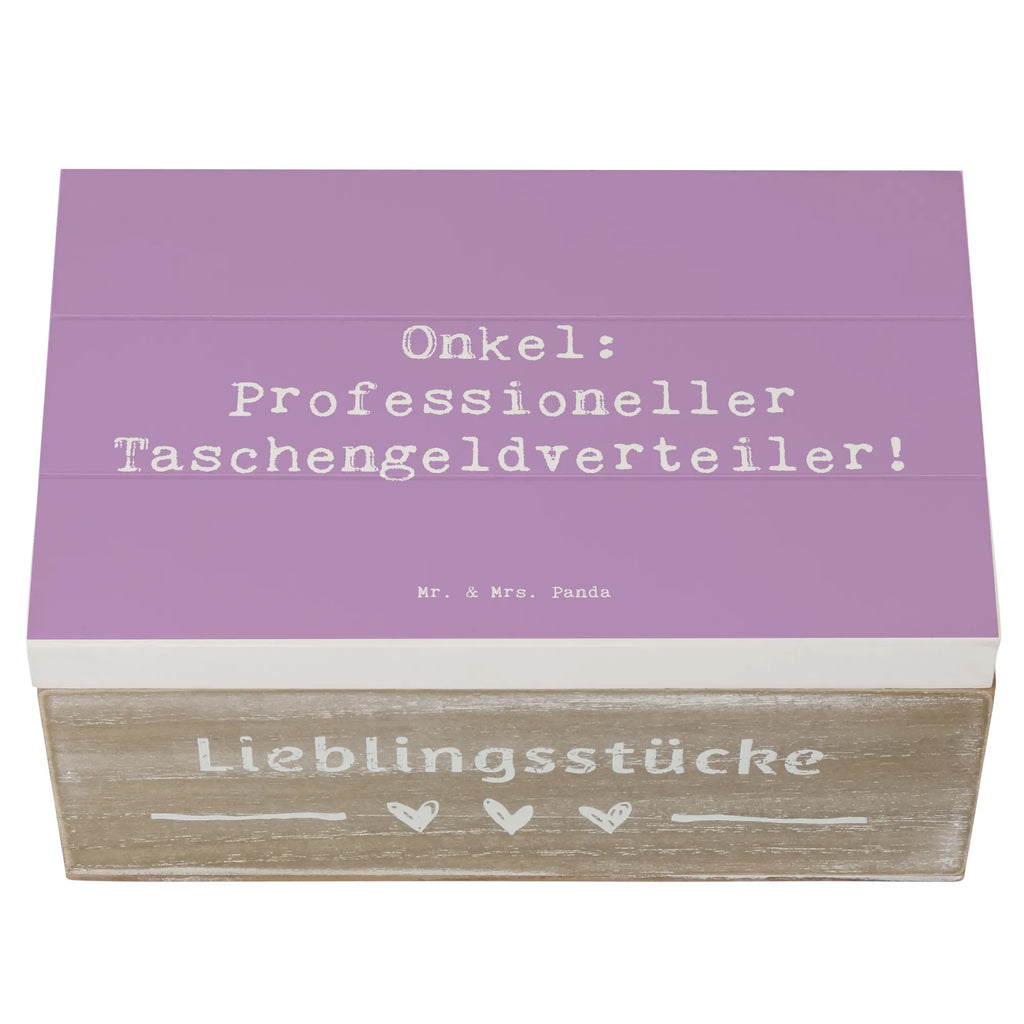 Holzkiste Spruch Onkel: Professioneller Taschengeldverteiler! Holzkiste, Kiste, Schatzkiste, Truhe, Schatulle, XXL, Erinnerungsbox, Erinnerungskiste, Dekokiste, Aufbewahrungsbox, Geschenkbox, Geschenkdose, Familie, Vatertag, Muttertag, Bruder, Schwester, Mama, Papa, Oma, Opa