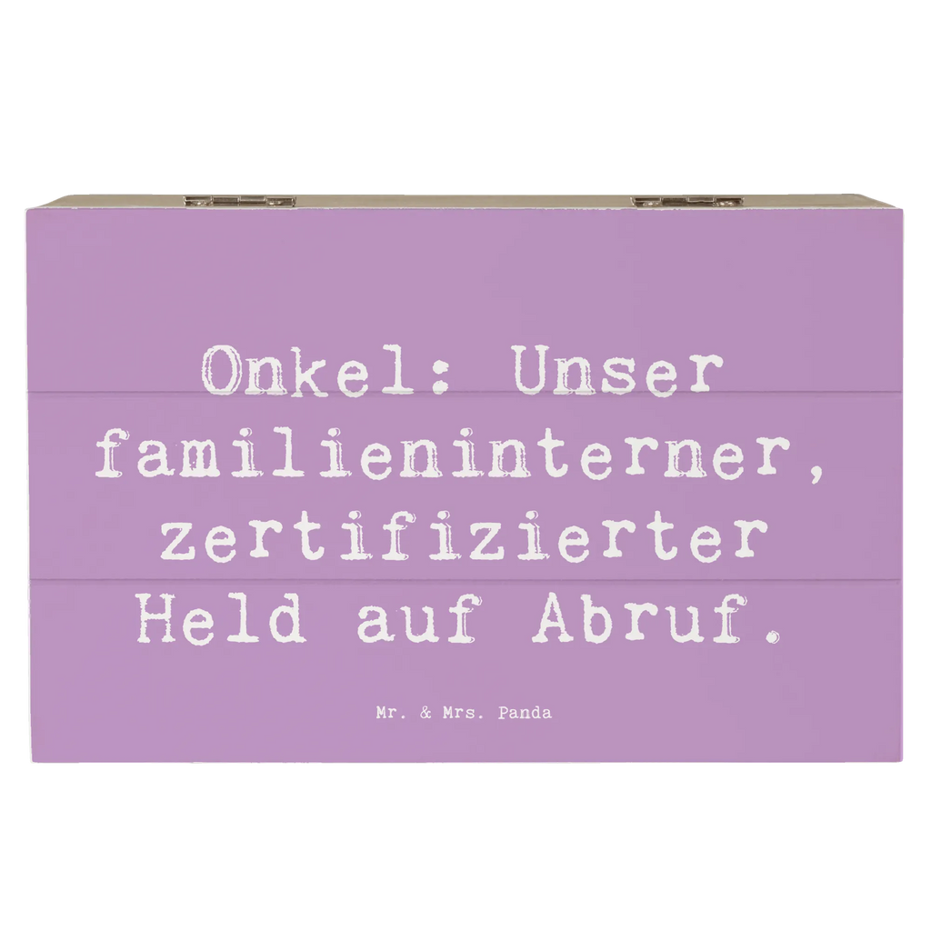 Holzkiste Spruch Onkel-Held Holzkiste, Kiste, Schatzkiste, Truhe, Schatulle, XXL, Erinnerungsbox, Erinnerungskiste, Dekokiste, Aufbewahrungsbox, Geschenkbox, Geschenkdose, Familie, Vatertag, Muttertag, Bruder, Schwester, Mama, Papa, Oma, Opa