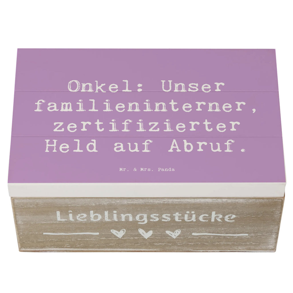 Holzkiste Spruch Onkel-Held Holzkiste, Kiste, Schatzkiste, Truhe, Schatulle, XXL, Erinnerungsbox, Erinnerungskiste, Dekokiste, Aufbewahrungsbox, Geschenkbox, Geschenkdose, Familie, Vatertag, Muttertag, Bruder, Schwester, Mama, Papa, Oma, Opa