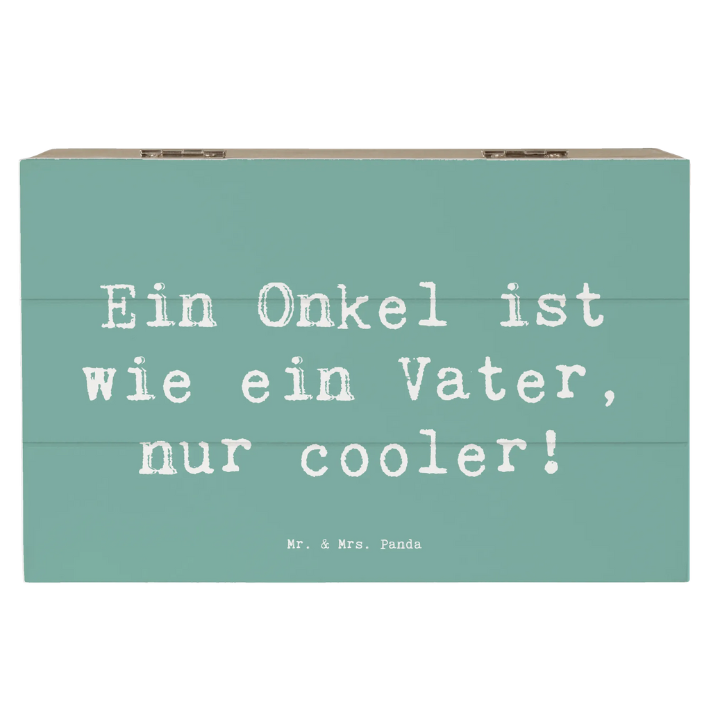 Holzkiste Spruch Cooler Onkel Holzkiste, Kiste, Schatzkiste, Truhe, Schatulle, XXL, Erinnerungsbox, Erinnerungskiste, Dekokiste, Aufbewahrungsbox, Geschenkbox, Geschenkdose, Familie, Vatertag, Muttertag, Bruder, Schwester, Mama, Papa, Oma, Opa