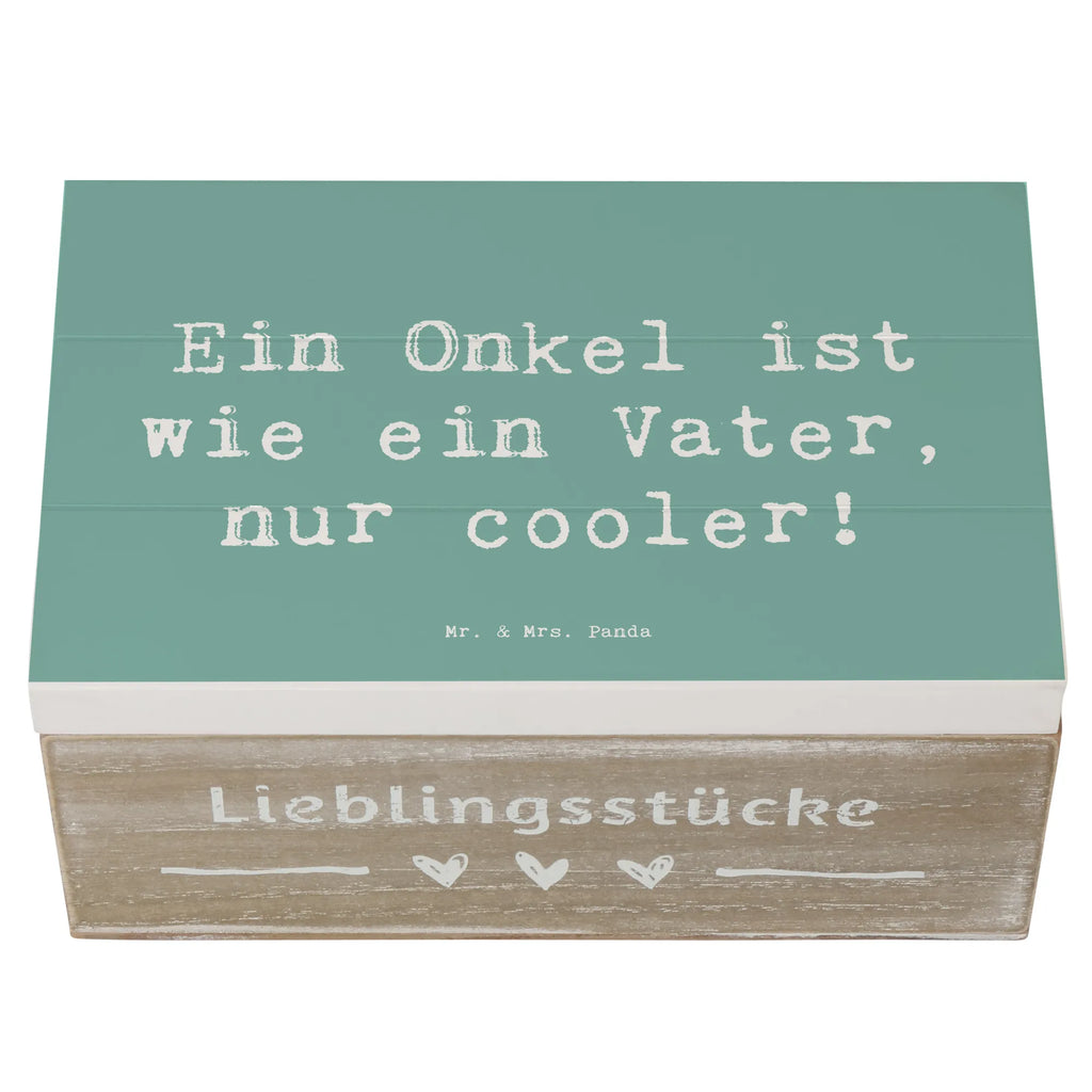 Holzkiste Spruch Cooler Onkel Holzkiste, Kiste, Schatzkiste, Truhe, Schatulle, XXL, Erinnerungsbox, Erinnerungskiste, Dekokiste, Aufbewahrungsbox, Geschenkbox, Geschenkdose, Familie, Vatertag, Muttertag, Bruder, Schwester, Mama, Papa, Oma, Opa