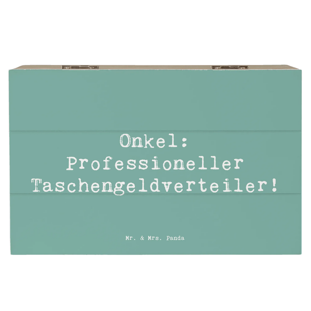 Holzkiste Spruch Onkel: Professioneller Taschengeldverteiler! Holzkiste, Kiste, Schatzkiste, Truhe, Schatulle, XXL, Erinnerungsbox, Erinnerungskiste, Dekokiste, Aufbewahrungsbox, Geschenkbox, Geschenkdose, Familie, Vatertag, Muttertag, Bruder, Schwester, Mama, Papa, Oma, Opa