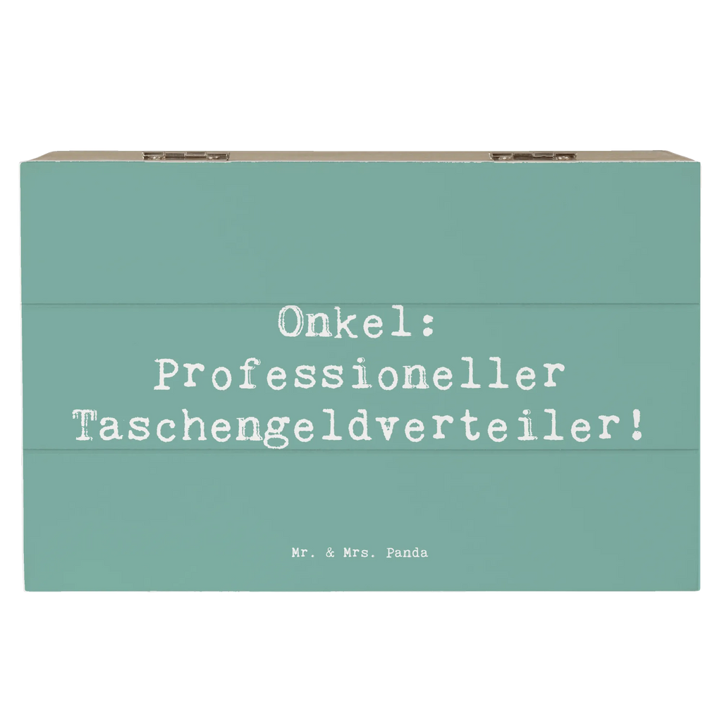 Holzkiste Spruch Onkel: Professioneller Taschengeldverteiler! Holzkiste, Kiste, Schatzkiste, Truhe, Schatulle, XXL, Erinnerungsbox, Erinnerungskiste, Dekokiste, Aufbewahrungsbox, Geschenkbox, Geschenkdose, Familie, Vatertag, Muttertag, Bruder, Schwester, Mama, Papa, Oma, Opa