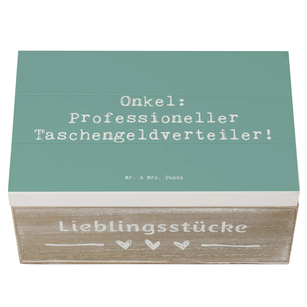 Holzkiste Spruch Onkel: Professioneller Taschengeldverteiler! Holzkiste, Kiste, Schatzkiste, Truhe, Schatulle, XXL, Erinnerungsbox, Erinnerungskiste, Dekokiste, Aufbewahrungsbox, Geschenkbox, Geschenkdose, Familie, Vatertag, Muttertag, Bruder, Schwester, Mama, Papa, Oma, Opa