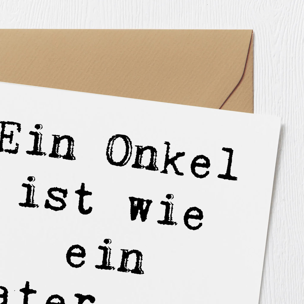 Deluxe Karte Spruch Cooler Onkel Karte, Grußkarte, Klappkarte, Einladungskarte, Glückwunschkarte, Hochzeitskarte, Geburtstagskarte, Hochwertige Grußkarte, Hochwertige Klappkarte, Familie, Vatertag, Muttertag, Bruder, Schwester, Mama, Papa, Oma, Opa