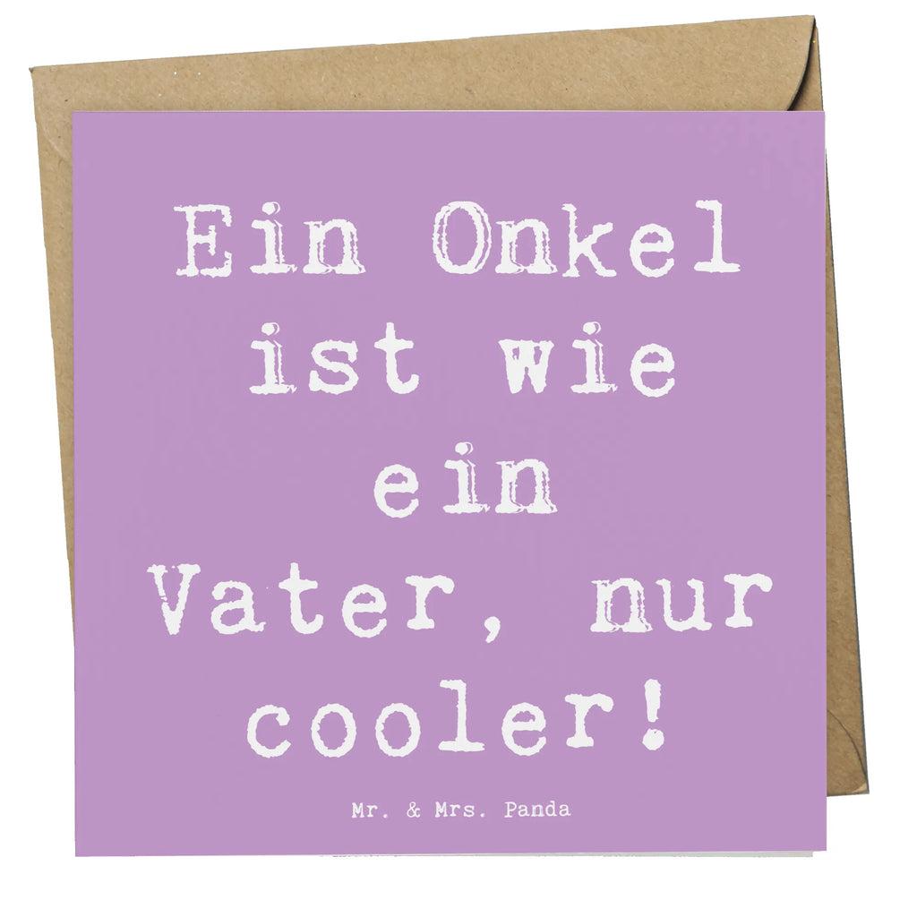 Deluxe Karte Spruch Cooler Onkel Karte, Grußkarte, Klappkarte, Einladungskarte, Glückwunschkarte, Hochzeitskarte, Geburtstagskarte, Hochwertige Grußkarte, Hochwertige Klappkarte, Familie, Vatertag, Muttertag, Bruder, Schwester, Mama, Papa, Oma, Opa