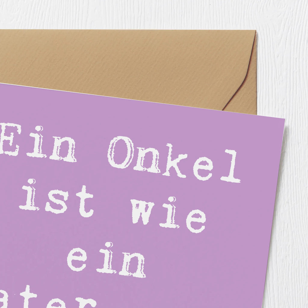 Deluxe Karte Spruch Cooler Onkel Karte, Grußkarte, Klappkarte, Einladungskarte, Glückwunschkarte, Hochzeitskarte, Geburtstagskarte, Hochwertige Grußkarte, Hochwertige Klappkarte, Familie, Vatertag, Muttertag, Bruder, Schwester, Mama, Papa, Oma, Opa