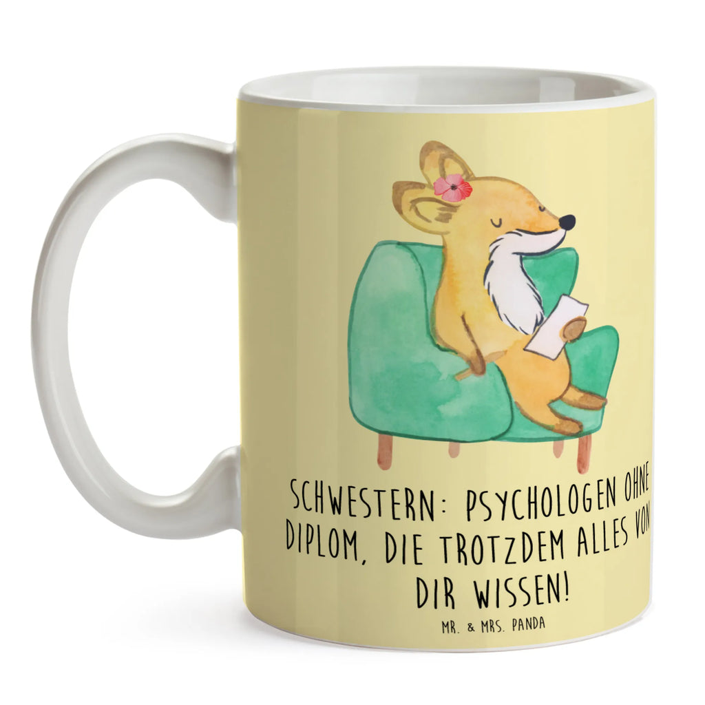 Tasse Schwestern Psychologen Tasse, Kaffeetasse, Teetasse, Becher, Kaffeebecher, Teebecher, Keramiktasse, Porzellantasse, Büro Tasse, Geschenk Tasse, Tasse Sprüche, Tasse Motive, Kaffeetassen, Tasse bedrucken, Designer Tasse, Cappuccino Tassen, Schöne Teetassen, Familie, Vatertag, Muttertag, Bruder, Schwester, Mama, Papa, Oma, Opa