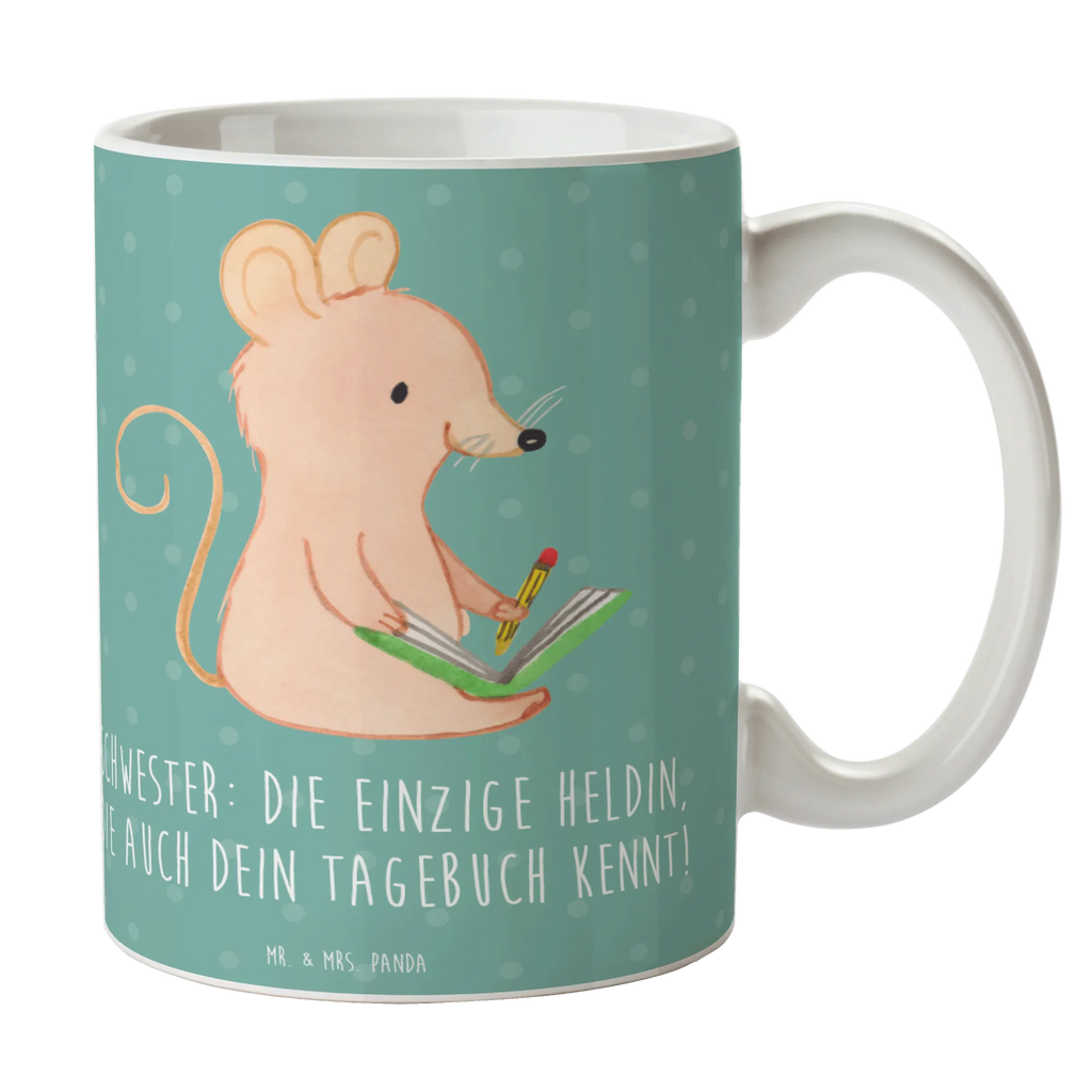 Tasse Schwester Heldin Tasse, Kaffeetasse, Teetasse, Becher, Kaffeebecher, Teebecher, Keramiktasse, Porzellantasse, Büro Tasse, Geschenk Tasse, Tasse Sprüche, Tasse Motive, Kaffeetassen, Tasse bedrucken, Designer Tasse, Cappuccino Tassen, Schöne Teetassen, Familie, Vatertag, Muttertag, Bruder, Schwester, Mama, Papa, Oma, Opa