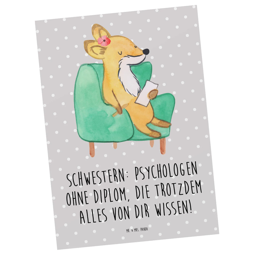 Postkarte Schwestern Psychologen Postkarte, Karte, Geschenkkarte, Grußkarte, Einladung, Ansichtskarte, Geburtstagskarte, Einladungskarte, Dankeskarte, Ansichtskarten, Einladung Geburtstag, Einladungskarten Geburtstag, Familie, Vatertag, Muttertag, Bruder, Schwester, Mama, Papa, Oma, Opa