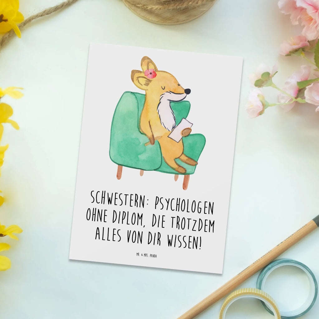 Postkarte Schwestern Psychologen Postkarte, Karte, Geschenkkarte, Grußkarte, Einladung, Ansichtskarte, Geburtstagskarte, Einladungskarte, Dankeskarte, Ansichtskarten, Einladung Geburtstag, Einladungskarten Geburtstag, Familie, Vatertag, Muttertag, Bruder, Schwester, Mama, Papa, Oma, Opa