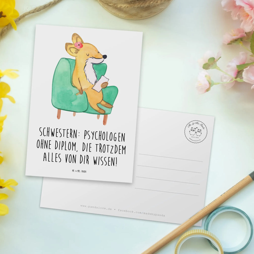 Postkarte Schwestern Psychologen Postkarte, Karte, Geschenkkarte, Grußkarte, Einladung, Ansichtskarte, Geburtstagskarte, Einladungskarte, Dankeskarte, Ansichtskarten, Einladung Geburtstag, Einladungskarten Geburtstag, Familie, Vatertag, Muttertag, Bruder, Schwester, Mama, Papa, Oma, Opa