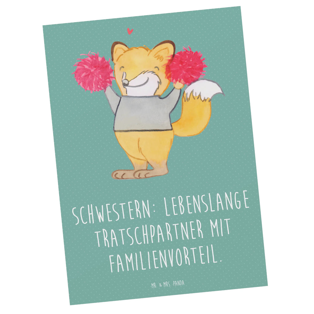 Postkarte Schwestern Tratschpartner Postkarte, Karte, Geschenkkarte, Grußkarte, Einladung, Ansichtskarte, Geburtstagskarte, Einladungskarte, Dankeskarte, Ansichtskarten, Einladung Geburtstag, Einladungskarten Geburtstag, Familie, Vatertag, Muttertag, Bruder, Schwester, Mama, Papa, Oma, Opa