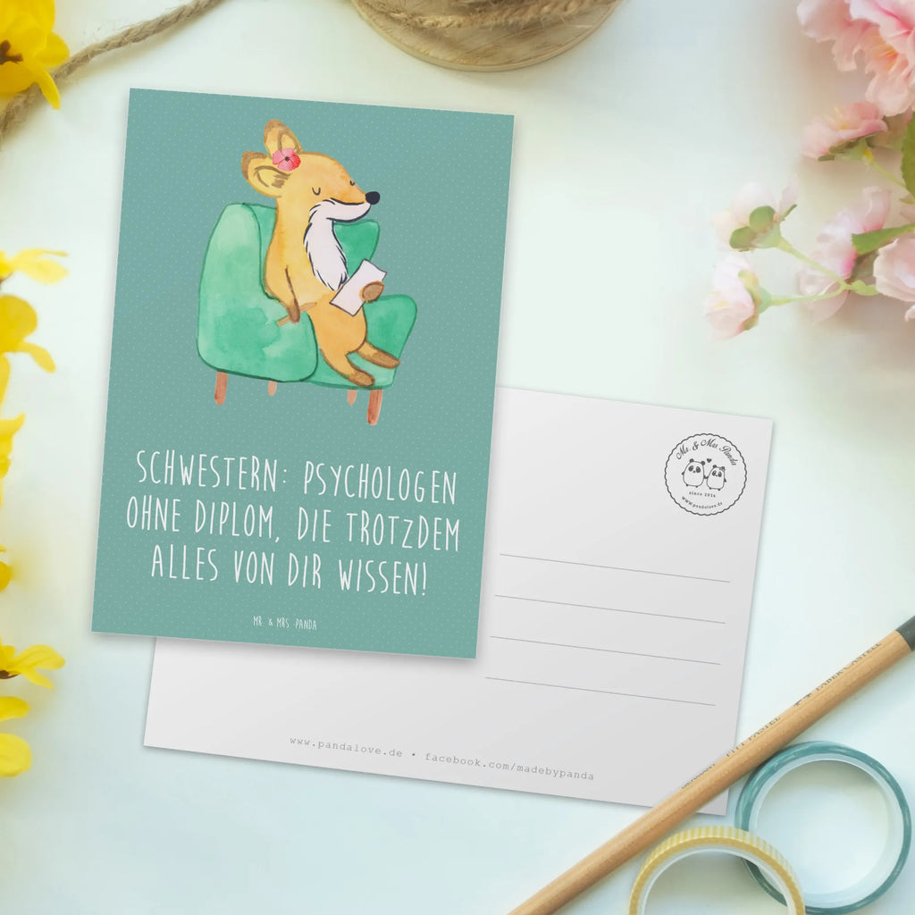 Postkarte Schwestern Psychologen Postkarte, Karte, Geschenkkarte, Grußkarte, Einladung, Ansichtskarte, Geburtstagskarte, Einladungskarte, Dankeskarte, Ansichtskarten, Einladung Geburtstag, Einladungskarten Geburtstag, Familie, Vatertag, Muttertag, Bruder, Schwester, Mama, Papa, Oma, Opa