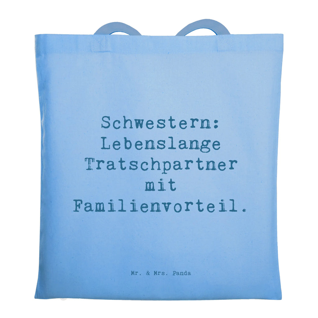 Tragetasche Spruch Schwestern Tratschpartner Beuteltasche, Beutel, Einkaufstasche, Jutebeutel, Stoffbeutel, Tasche, Shopper, Umhängetasche, Strandtasche, Schultertasche, Stofftasche, Tragetasche, Badetasche, Jutetasche, Einkaufstüte, Laptoptasche, Familie, Vatertag, Muttertag, Bruder, Schwester, Mama, Papa, Oma, Opa