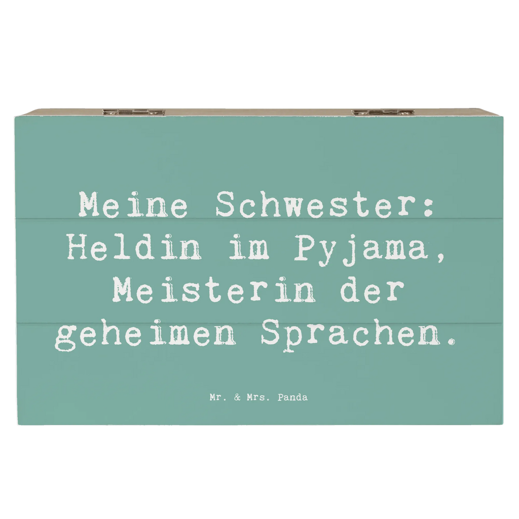 Holzkiste Spruch Schwester Heldin Holzkiste, Kiste, Schatzkiste, Truhe, Schatulle, XXL, Erinnerungsbox, Erinnerungskiste, Dekokiste, Aufbewahrungsbox, Geschenkbox, Geschenkdose, Familie, Vatertag, Muttertag, Bruder, Schwester, Mama, Papa, Oma, Opa