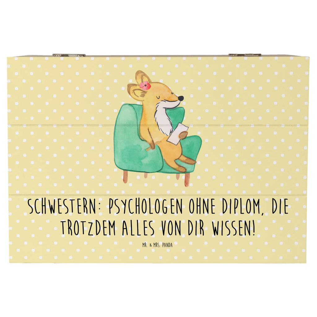 Holzkiste Schwestern Psychologen Holzkiste, Kiste, Schatzkiste, Truhe, Schatulle, XXL, Erinnerungsbox, Erinnerungskiste, Dekokiste, Aufbewahrungsbox, Geschenkbox, Geschenkdose, Familie, Vatertag, Muttertag, Bruder, Schwester, Mama, Papa, Oma, Opa