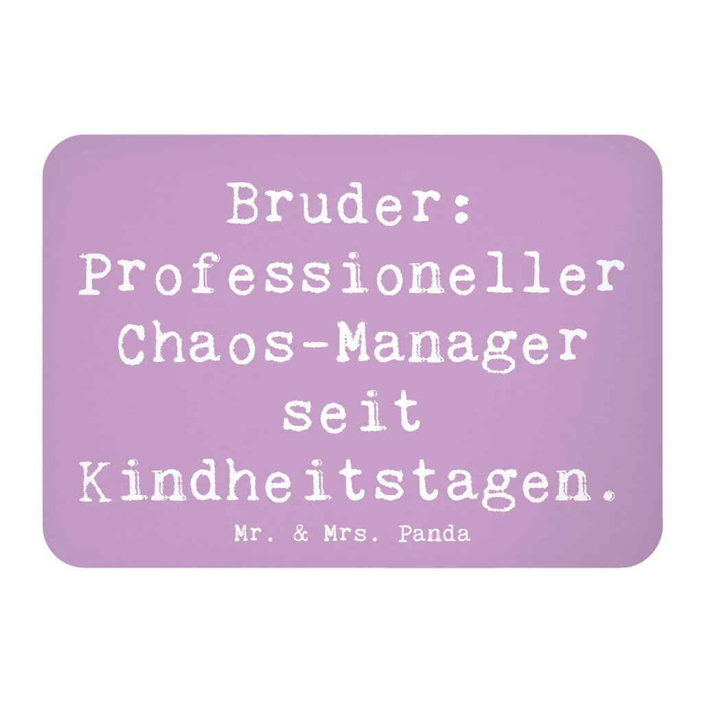 Magnet Spruch Bruder Chaos-Manager Kühlschrankmagnet, Pinnwandmagnet, Souvenir Magnet, Motivmagnete, Dekomagnet, Whiteboard Magnet, Notiz Magnet, Kühlschrank Dekoration, Familie, Vatertag, Muttertag, Bruder, Schwester, Mama, Papa, Oma, Opa