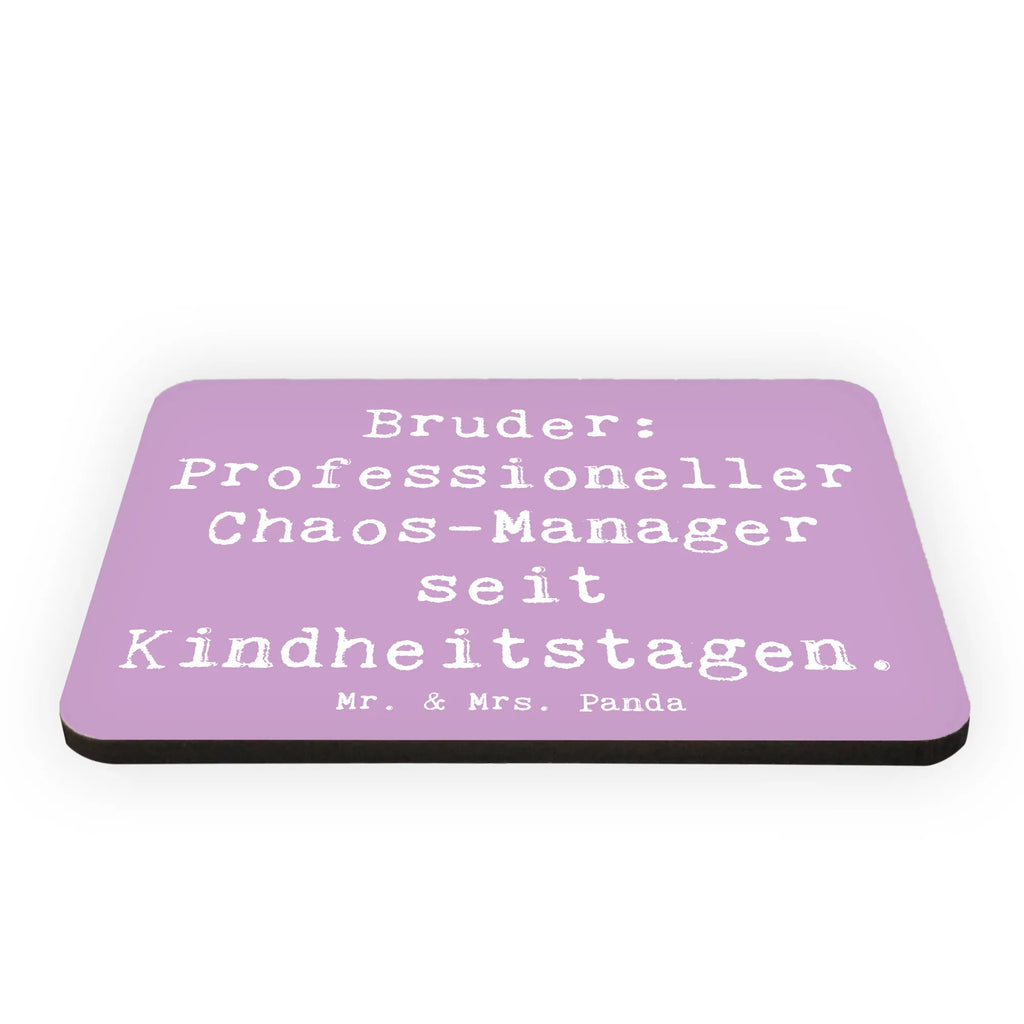 Magnet Spruch Bruder Chaos-Manager Kühlschrankmagnet, Pinnwandmagnet, Souvenir Magnet, Motivmagnete, Dekomagnet, Whiteboard Magnet, Notiz Magnet, Kühlschrank Dekoration, Familie, Vatertag, Muttertag, Bruder, Schwester, Mama, Papa, Oma, Opa