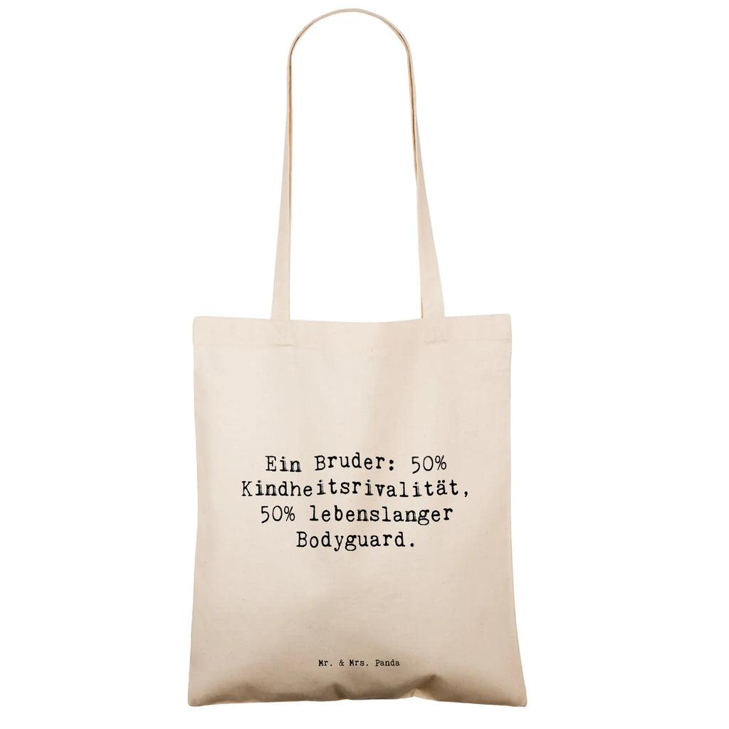 Tragetasche Spruch Bruder Bodyguard Beuteltasche, Beutel, Einkaufstasche, Jutebeutel, Stoffbeutel, Tasche, Shopper, Umhängetasche, Strandtasche, Schultertasche, Stofftasche, Tragetasche, Badetasche, Jutetasche, Einkaufstüte, Laptoptasche, Familie, Vatertag, Muttertag, Bruder, Schwester, Mama, Papa, Oma, Opa