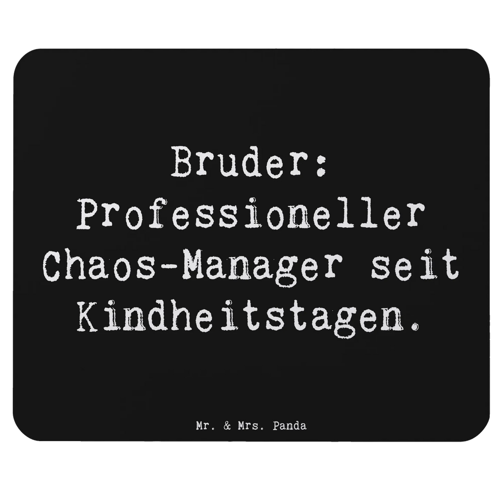 Mauspad Spruch Bruder Chaos-Manager Mousepad, Computer zubehör, Büroausstattung, PC Zubehör, Arbeitszimmer, Mauspad, Einzigartiges Mauspad, Designer Mauspad, Mausunterlage, Mauspad Büro, Familie, Vatertag, Muttertag, Bruder, Schwester, Mama, Papa, Oma, Opa