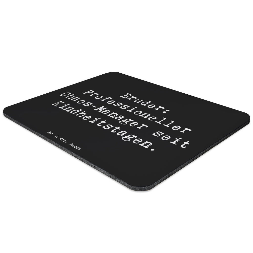 Mauspad Spruch Bruder Chaos-Manager Mousepad, Computer zubehör, Büroausstattung, PC Zubehör, Arbeitszimmer, Mauspad, Einzigartiges Mauspad, Designer Mauspad, Mausunterlage, Mauspad Büro, Familie, Vatertag, Muttertag, Bruder, Schwester, Mama, Papa, Oma, Opa