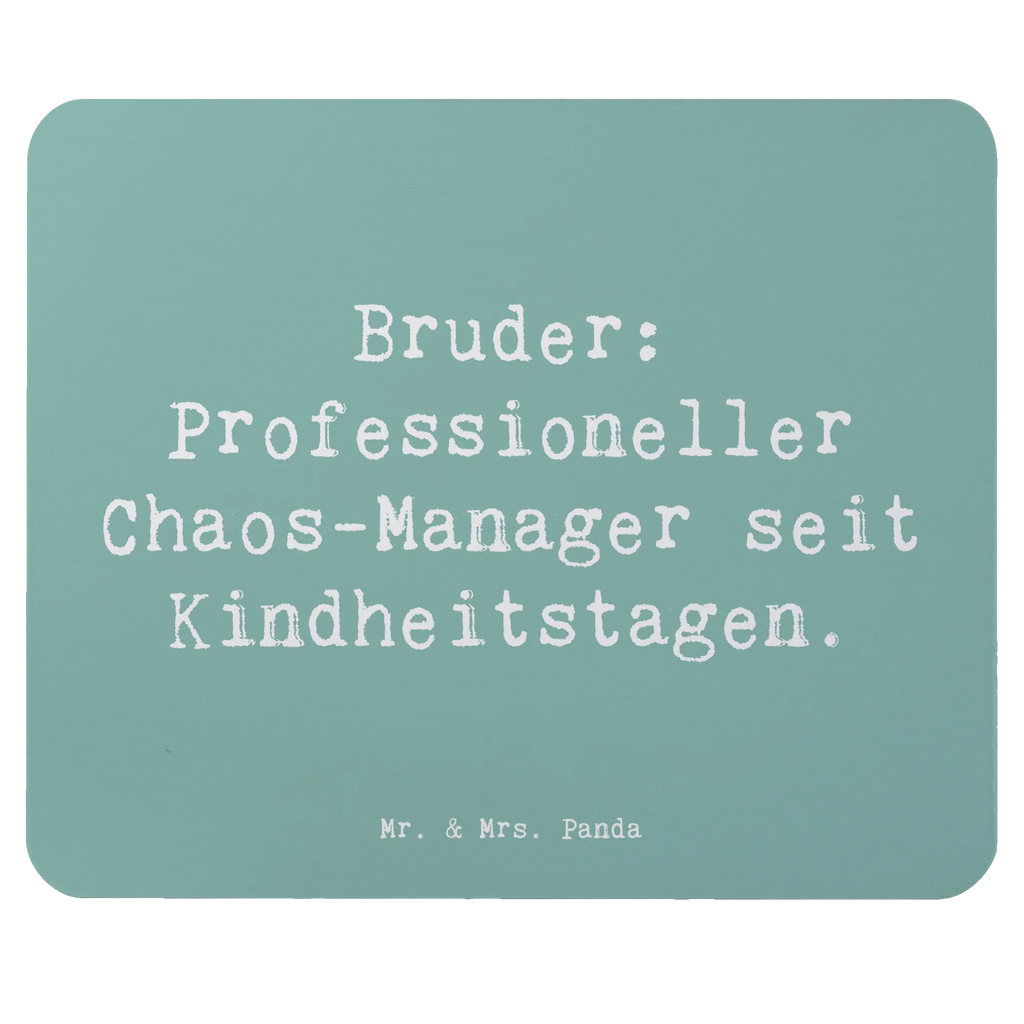 Mauspad Spruch Bruder Chaos-Manager Mousepad, Computer zubehör, Büroausstattung, PC Zubehör, Arbeitszimmer, Mauspad, Einzigartiges Mauspad, Designer Mauspad, Mausunterlage, Mauspad Büro, Familie, Vatertag, Muttertag, Bruder, Schwester, Mama, Papa, Oma, Opa