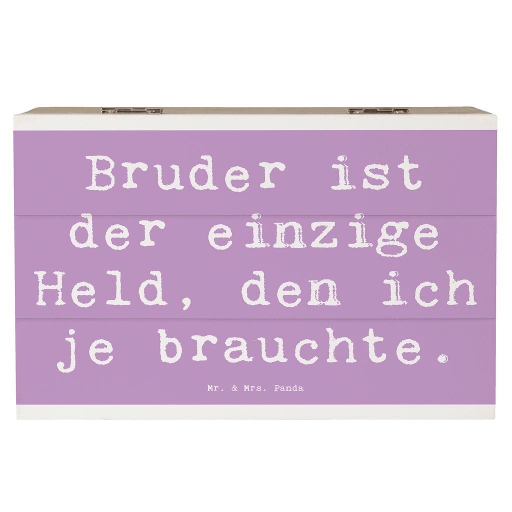 Holzkiste Spruch Bruder Held Holzkiste, Kiste, Schatzkiste, Truhe, Schatulle, XXL, Erinnerungsbox, Erinnerungskiste, Dekokiste, Aufbewahrungsbox, Geschenkbox, Geschenkdose, Familie, Vatertag, Muttertag, Bruder, Schwester, Mama, Papa, Oma, Opa