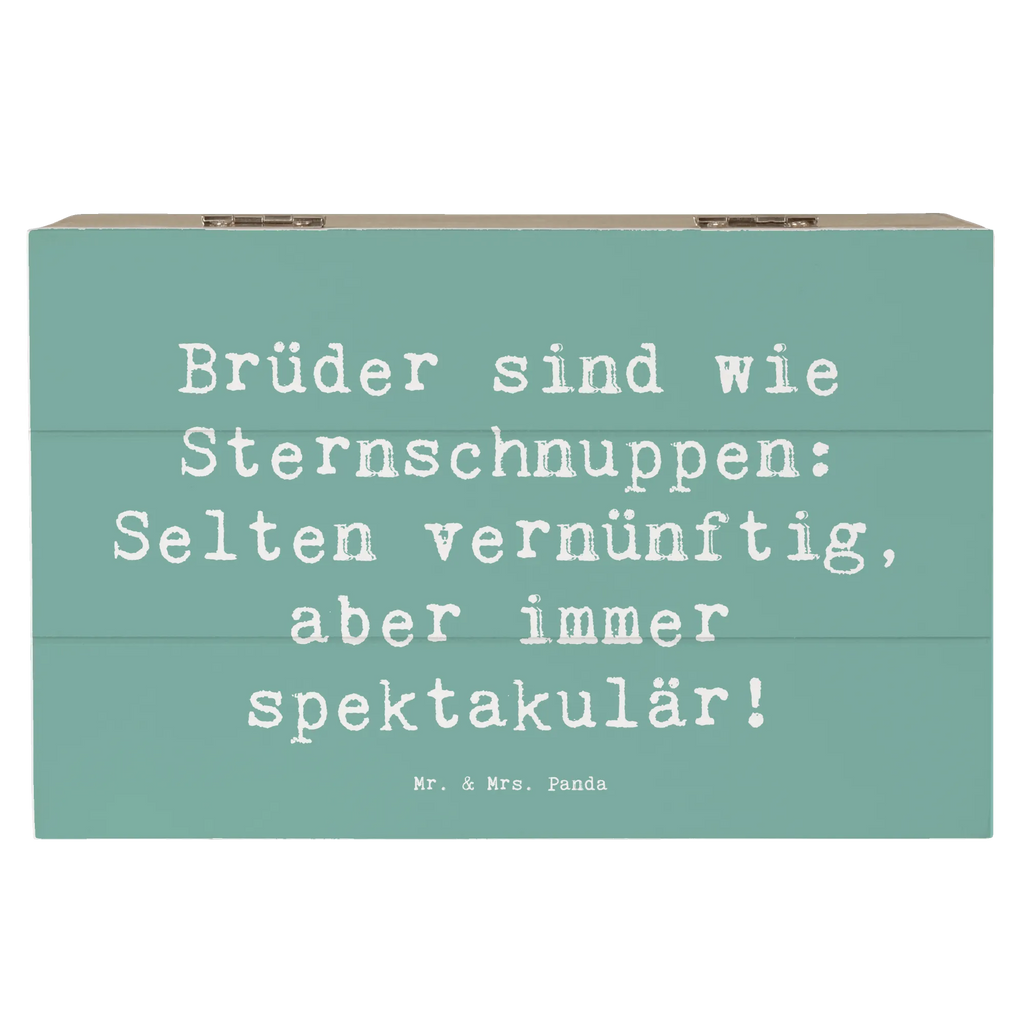 Holzkiste Spruch Brüder Sternschnuppen Holzkiste, Kiste, Schatzkiste, Truhe, Schatulle, XXL, Erinnerungsbox, Erinnerungskiste, Dekokiste, Aufbewahrungsbox, Geschenkbox, Geschenkdose, Familie, Vatertag, Muttertag, Bruder, Schwester, Mama, Papa, Oma, Opa