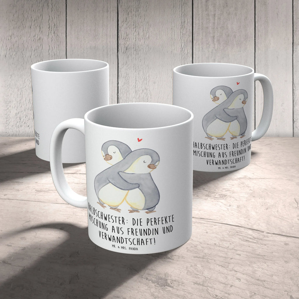 Tasse Halbschwester Glück Tasse, Kaffeetasse, Teetasse, Becher, Kaffeebecher, Teebecher, Keramiktasse, Porzellantasse, Büro Tasse, Geschenk Tasse, Tasse Sprüche, Tasse Motive, Kaffeetassen, Tasse bedrucken, Designer Tasse, Cappuccino Tassen, Schöne Teetassen, Familie, Vatertag, Muttertag, Bruder, Schwester, Mama, Papa, Oma, Opa