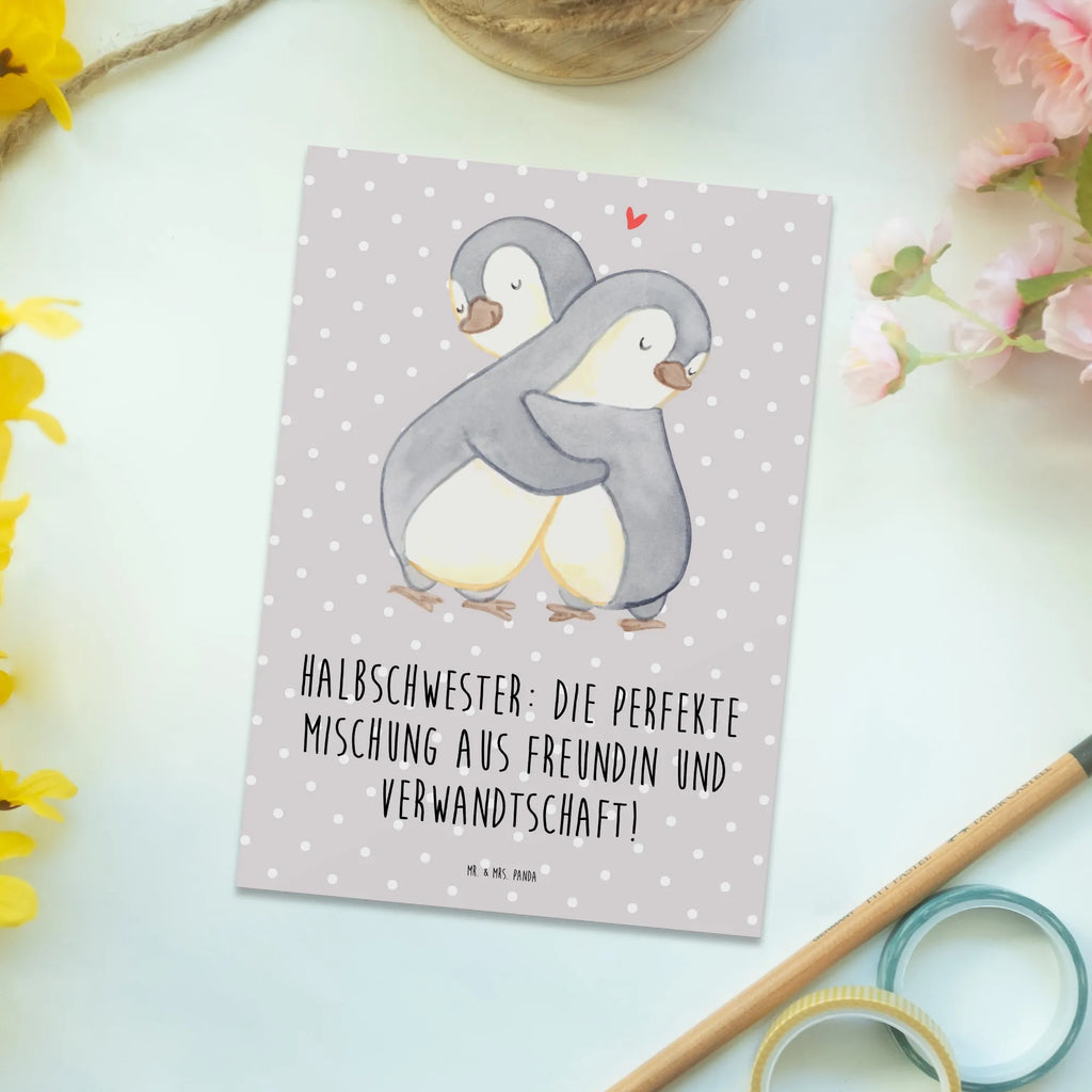 Postkarte Halbschwester Glück Postkarte, Karte, Geschenkkarte, Grußkarte, Einladung, Ansichtskarte, Geburtstagskarte, Einladungskarte, Dankeskarte, Ansichtskarten, Einladung Geburtstag, Einladungskarten Geburtstag, Familie, Vatertag, Muttertag, Bruder, Schwester, Mama, Papa, Oma, Opa