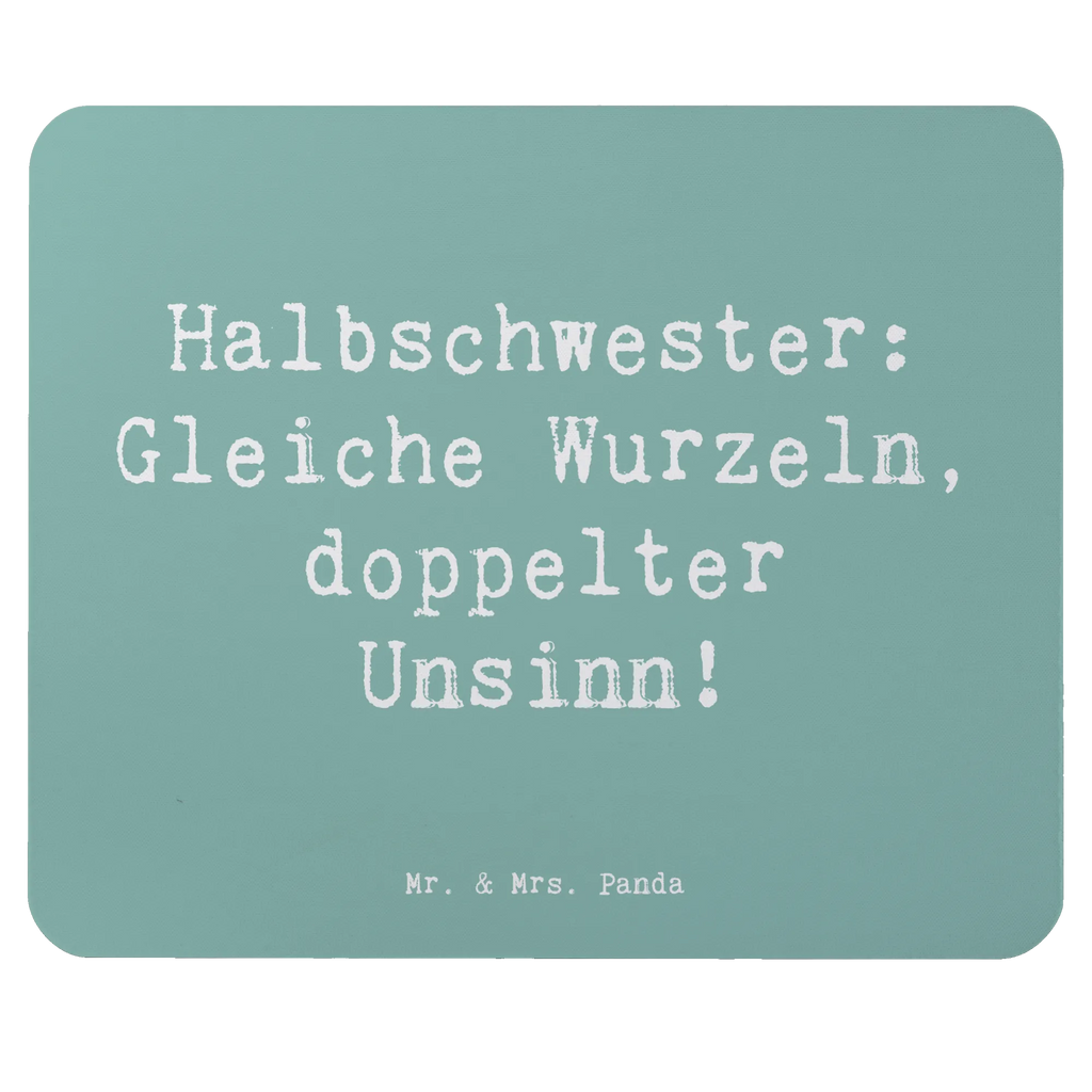 Mauspad Spruch Halbschwester Unsinn Mousepad, Computer zubehör, Büroausstattung, PC Zubehör, Arbeitszimmer, Mauspad, Einzigartiges Mauspad, Designer Mauspad, Mausunterlage, Mauspad Büro, Familie, Vatertag, Muttertag, Bruder, Schwester, Mama, Papa, Oma, Opa