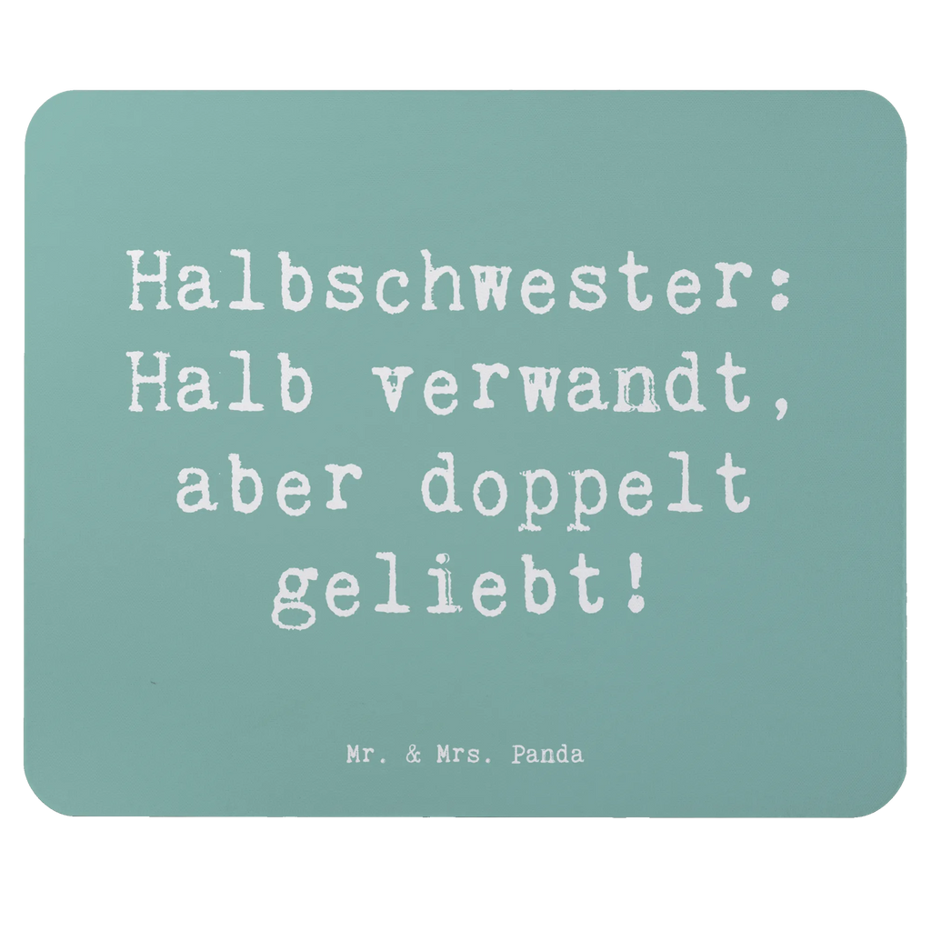 Mauspad Spruch Liebe Halbschwester Mousepad, Computer zubehör, Büroausstattung, PC Zubehör, Arbeitszimmer, Mauspad, Einzigartiges Mauspad, Designer Mauspad, Mausunterlage, Mauspad Büro, Familie, Vatertag, Muttertag, Bruder, Schwester, Mama, Papa, Oma, Opa