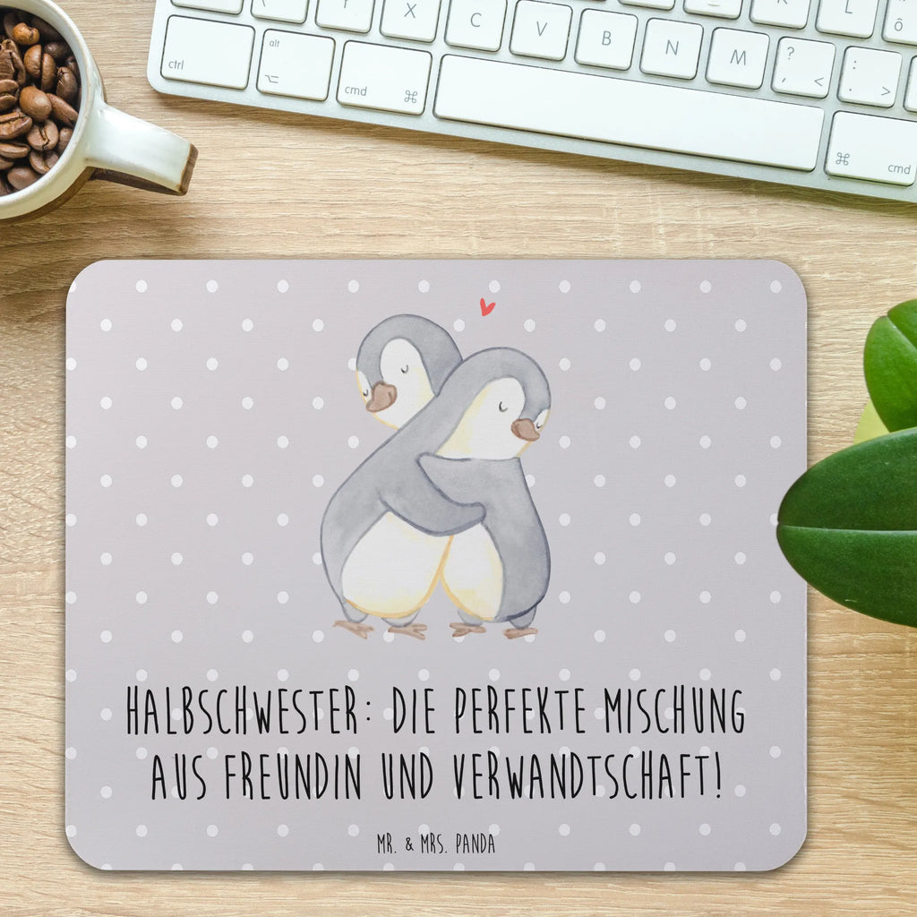 Mauspad Halbschwester Glück Mousepad, Computer zubehör, Büroausstattung, PC Zubehör, Arbeitszimmer, Mauspad, Einzigartiges Mauspad, Designer Mauspad, Mausunterlage, Mauspad Büro, Familie, Vatertag, Muttertag, Bruder, Schwester, Mama, Papa, Oma, Opa