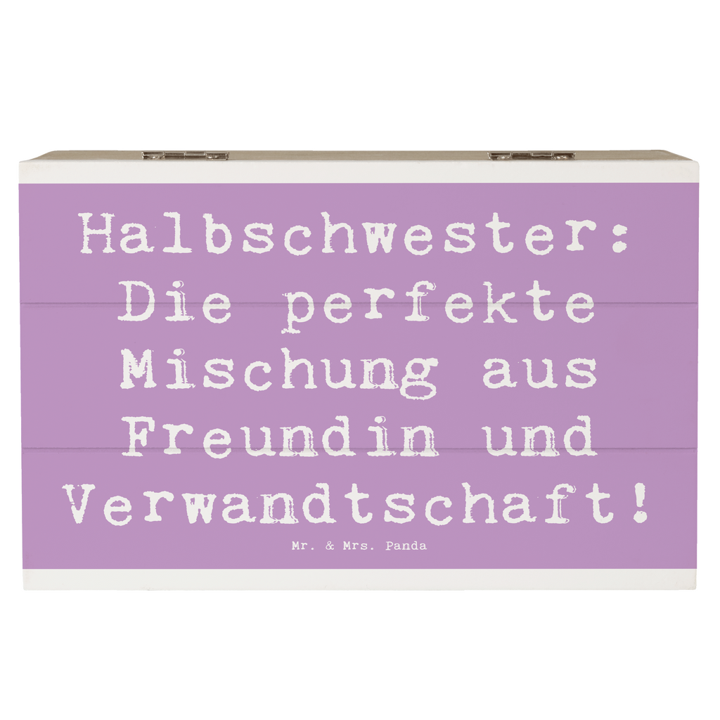 Holzkiste Spruch Halbschwester Glück Holzkiste, Kiste, Schatzkiste, Truhe, Schatulle, XXL, Erinnerungsbox, Erinnerungskiste, Dekokiste, Aufbewahrungsbox, Geschenkbox, Geschenkdose, Familie, Vatertag, Muttertag, Bruder, Schwester, Mama, Papa, Oma, Opa