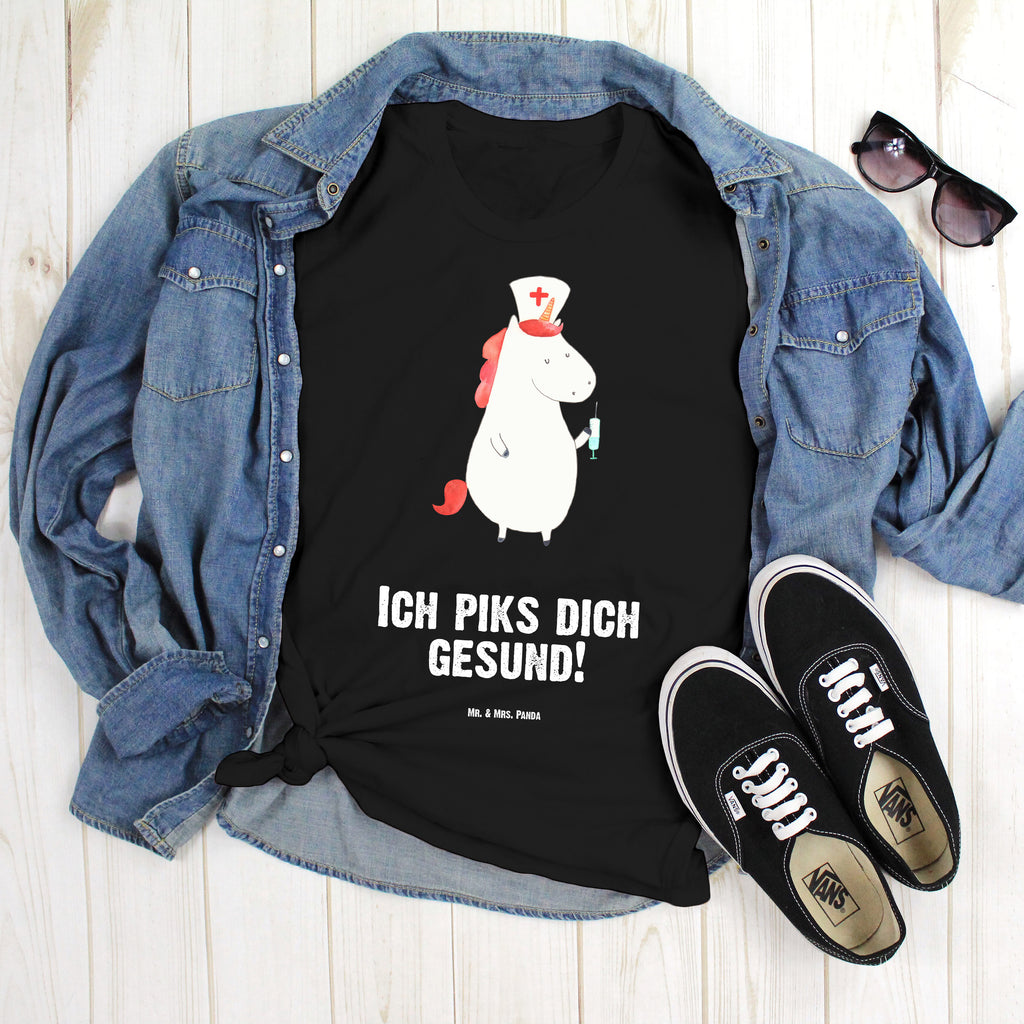 T-Shirt Standard Einhorn Krankenschwester T-Shirt, Shirt, Tshirt, Lustiges T-Shirt, T-Shirt mit Spruch, Party, Junggesellenabschied, Jubiläum, Geburstag, Herrn, Damen, Männer, Frauen, Schlafshirt, Nachthemd, Sprüche, Einhorn, Einhörner, Einhorn Deko, Pegasus, Unicorn, Krankenschwester Geschenk, Krankenpfleger Geschenk, Krankenpflegerin, Krankenschwester Dankeschön, Krankenhaus, Ärztin Geschenk